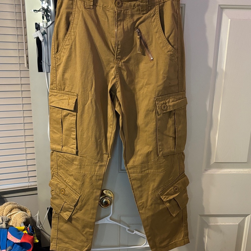Men's Tan Cargo Pants
